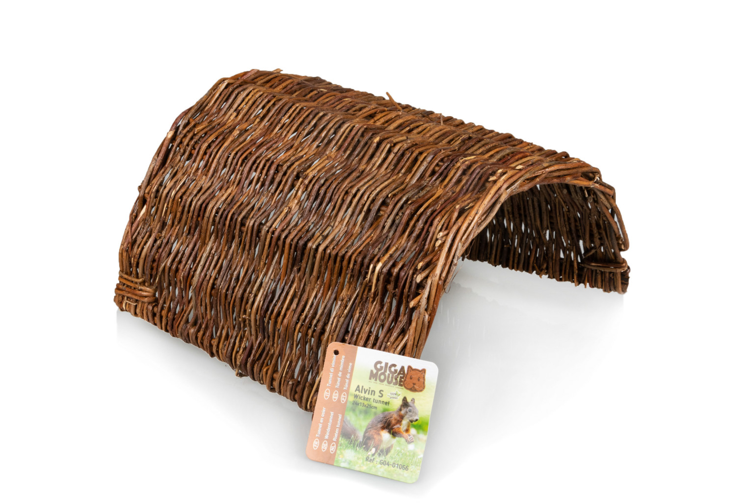 Gigamouse Wicker Tunnel (Alvin, Small)