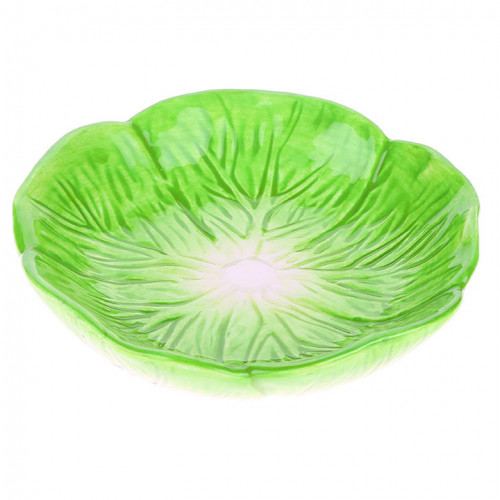 Happy Pet Green Leaf Pet Platter - 12cm/5