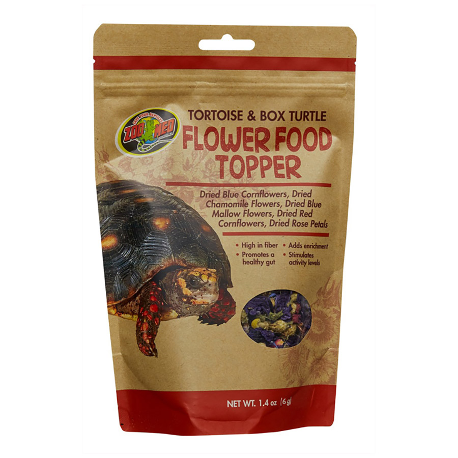 Zoo Med Tortoise and Box Turtle Flower Food Topper, 6g ***** CURRENTLY OUT OF STOCK*****