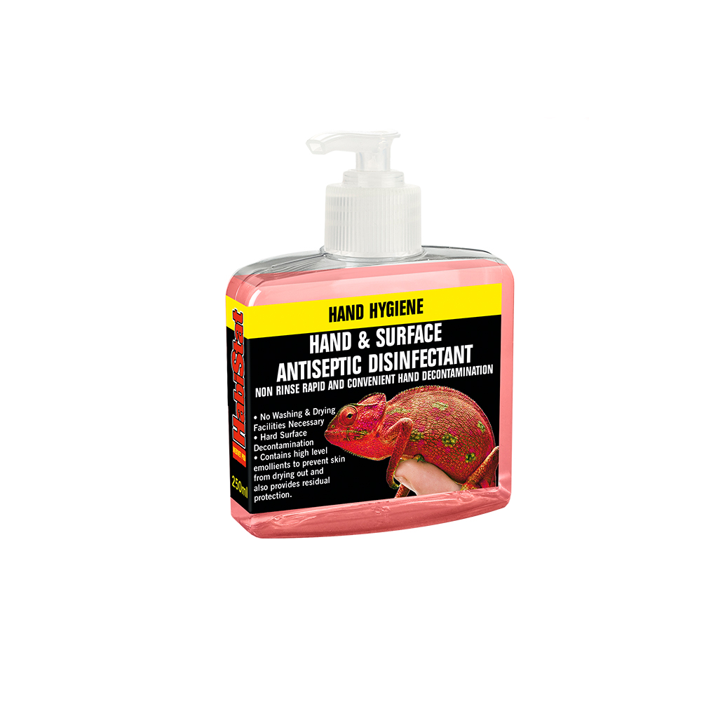 HabiStat Hand and Surface Antiseptic Disinfectant Pump Bottle, 250ml ***** CURRENTLY OUT OF STOCK*****