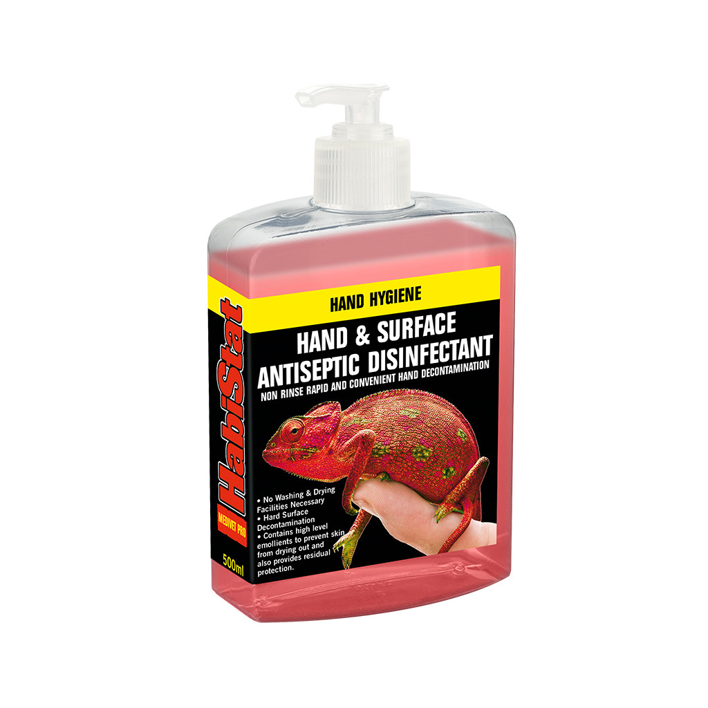 HabiStat Hand and Surface Antiseptic Disinfectant Pump Bottle, 500ml ***** CURRENTLY OUT OF STOCK*****